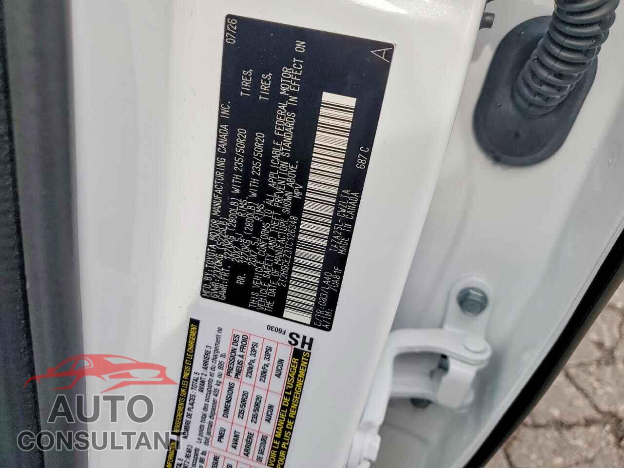 LEXUS NX 2026 - 2T2HGCEZ3TC126348