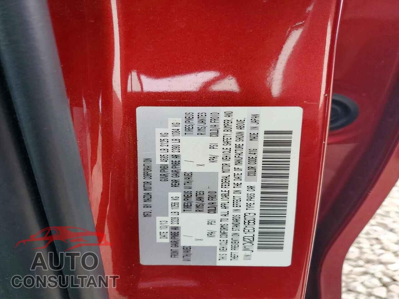 MAZDA 5 2014 - JM1CW2DL1E0165073