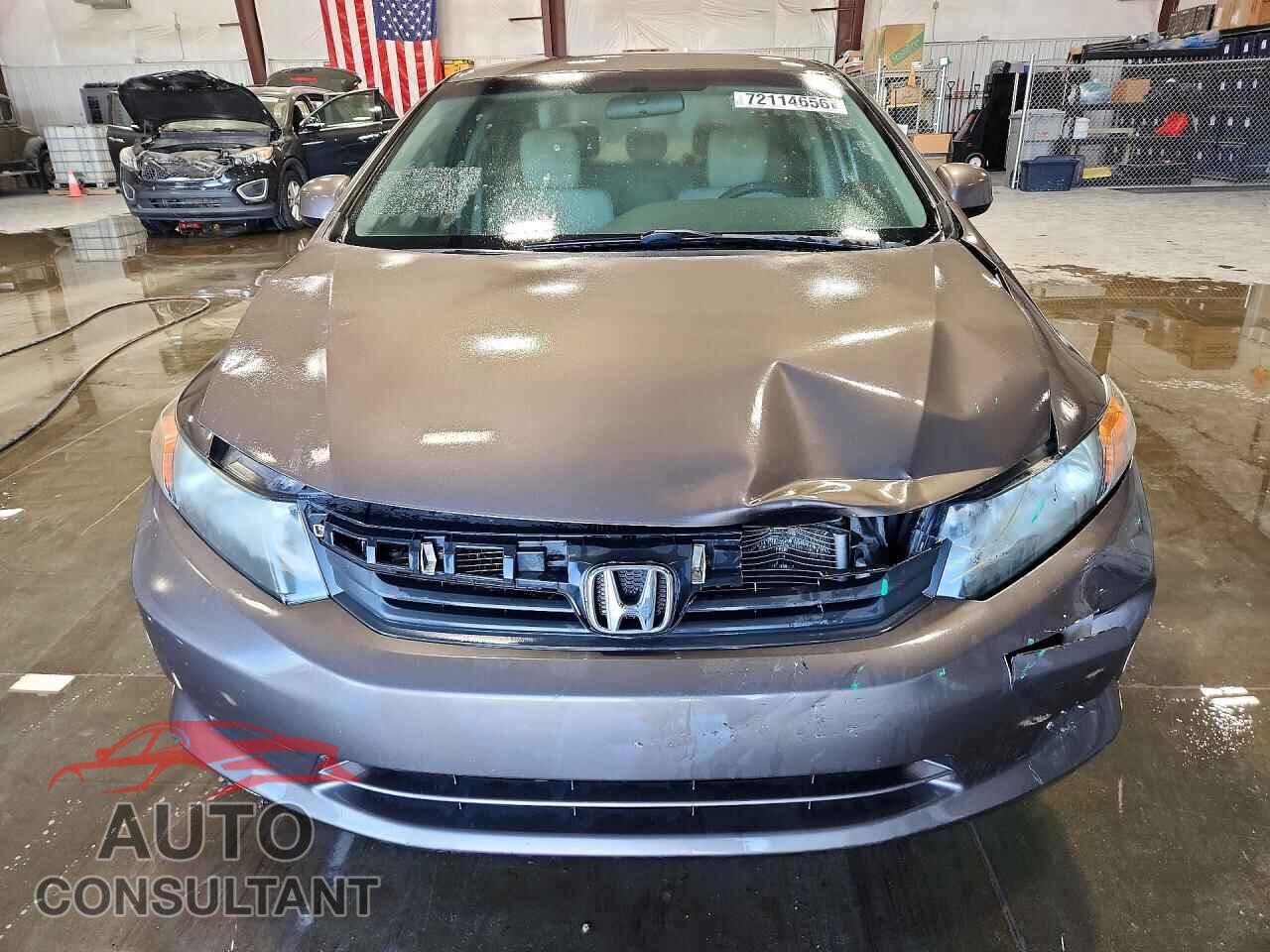 HONDA CIVIC 2012 - 19XFB2F56CE321197