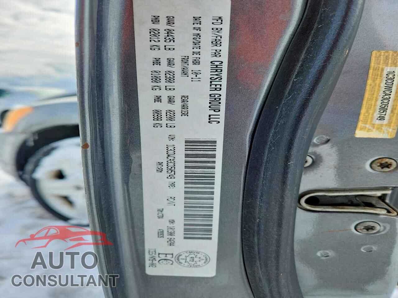 DODGE CALIBER 2012 - 1C3CDWCA3CD505749