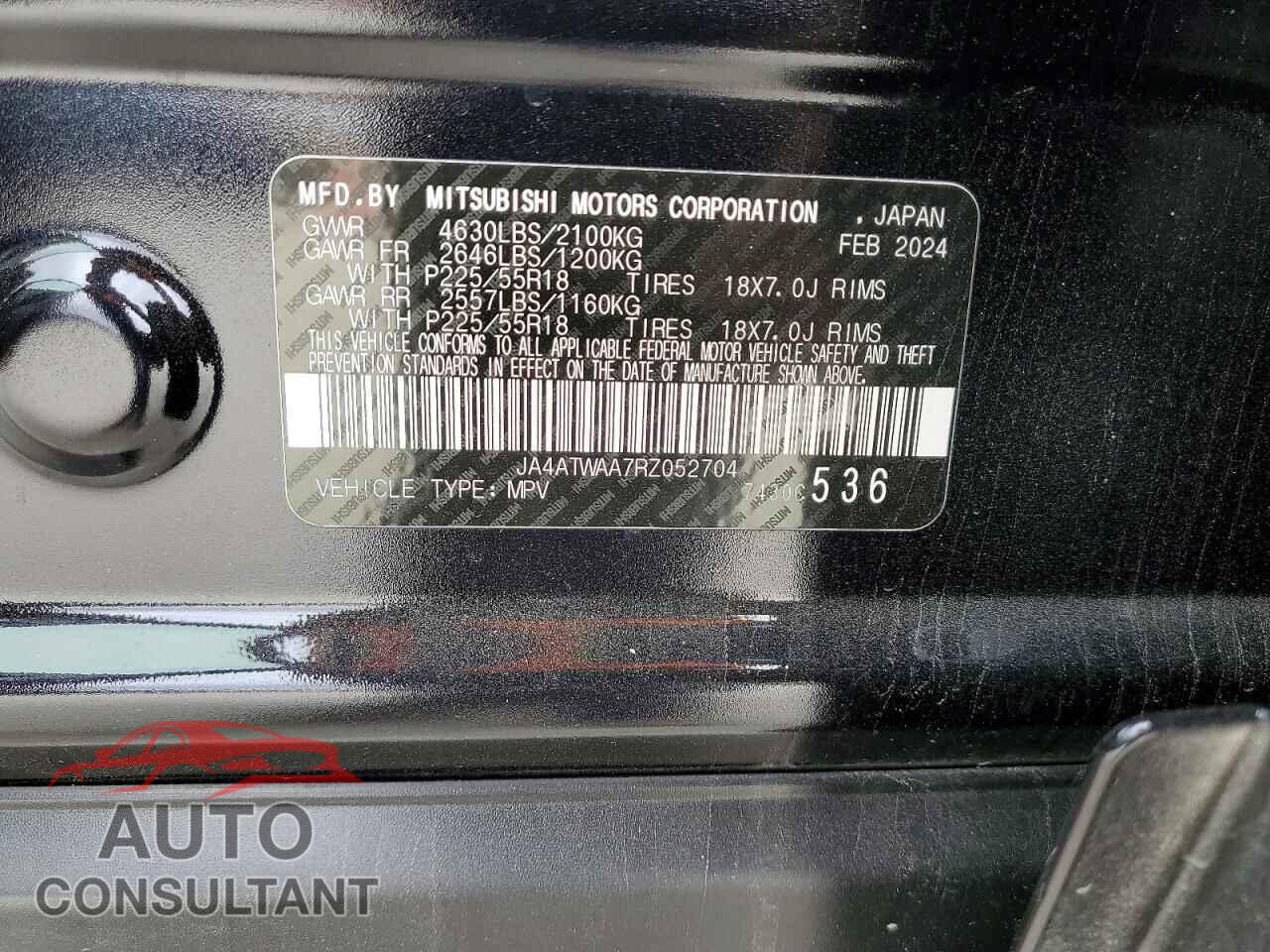 MITSUBISHI ECLIPSE 2024 - JA4ATWAA7RZ052704