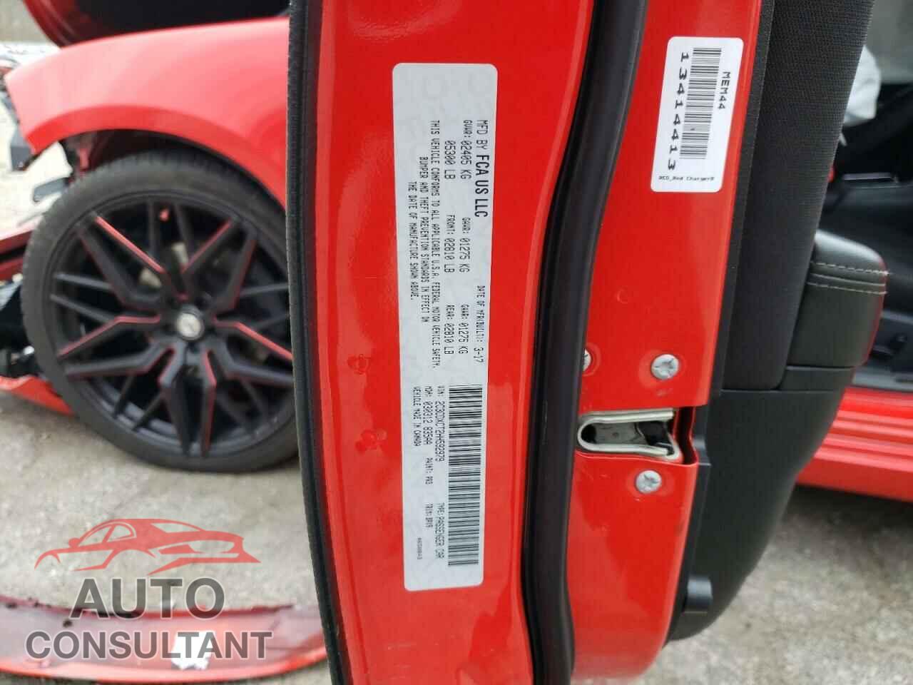 DODGE CHARGER 2017 - 2C3CDXCT2HH592979