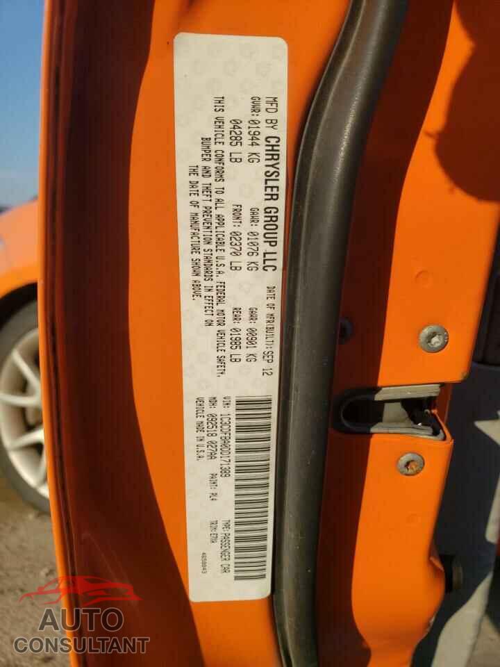 DODGE DART 2013 - 1C3CDFBA0DD171389