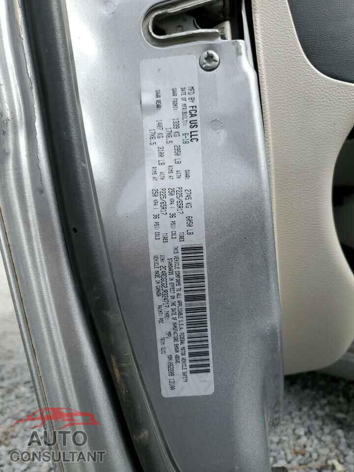 DODGE CARAVAN 2018 - 2C4RDGCG2JR324717