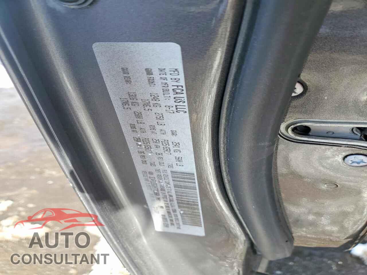 DODGE JOURNEY 2017 - 3C4PDDBG0HT703360