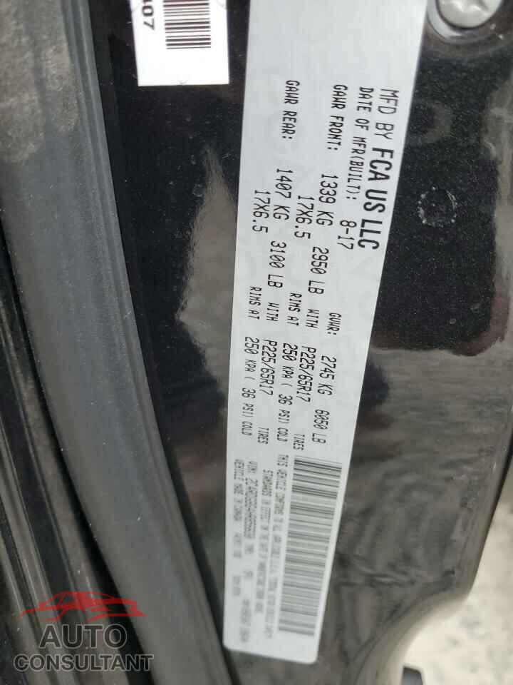 DODGE CARAVAN 2017 - 2C4RDGBG4HR856630