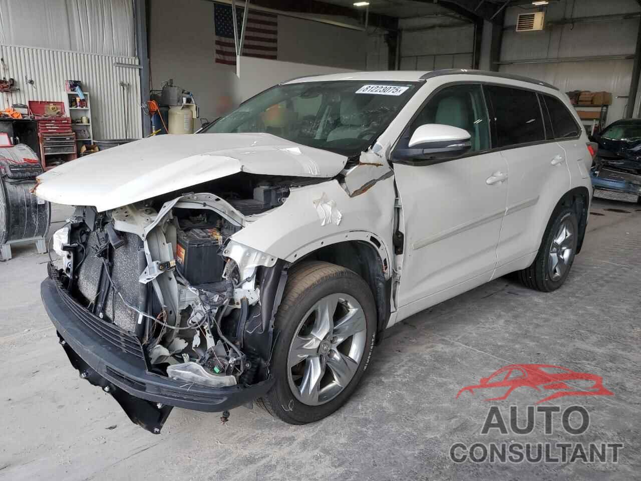 TOYOTA HIGHLANDER 2015 - 5TDDKRFH0FS204378