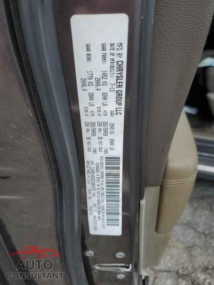 DODGE DURANGO 2013 - 1C4RDHAG0DC694375