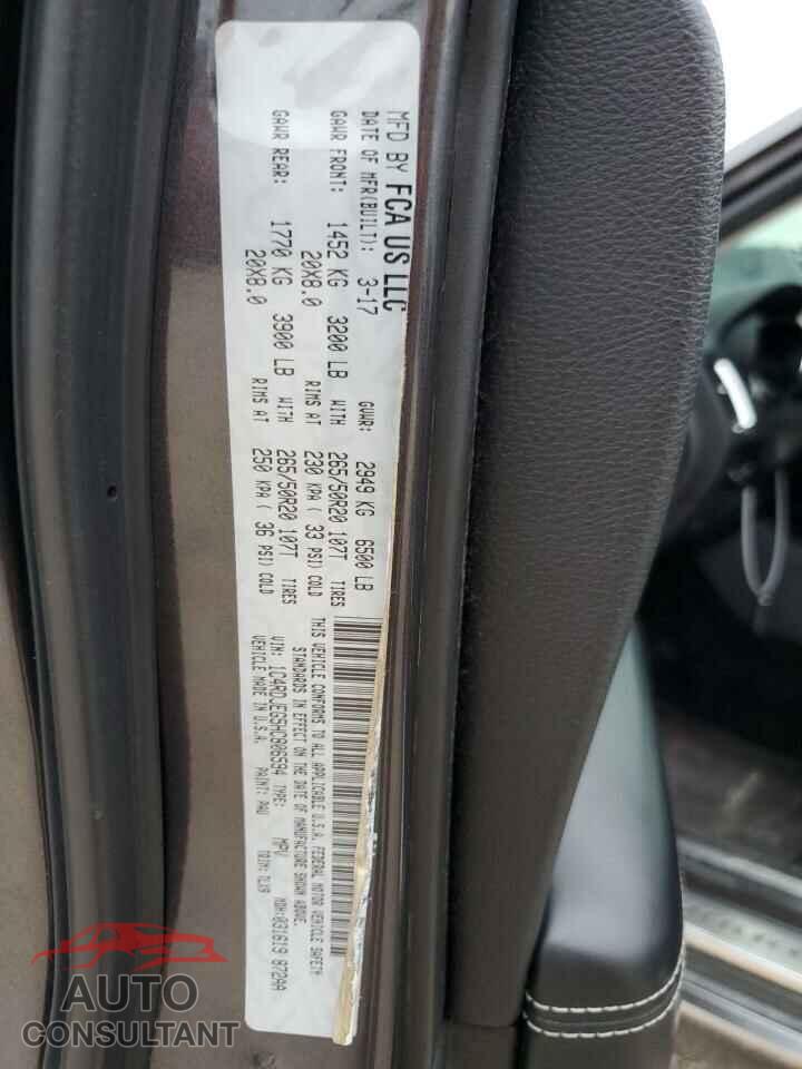 DODGE DURANGO 2017 - 1C4RDJEG5HC806594