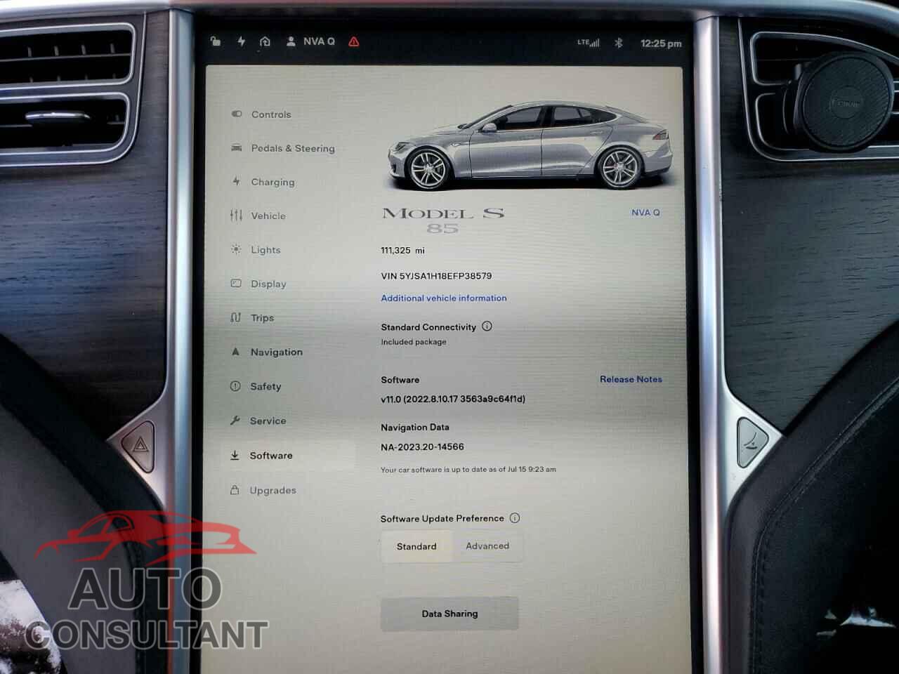 TESLA MODEL S 2014 - 5YJSA1H18EFP38579