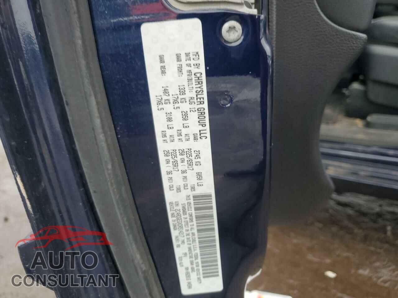 DODGE CARAVAN 2013 - 2C4RDGEGXDR514217
