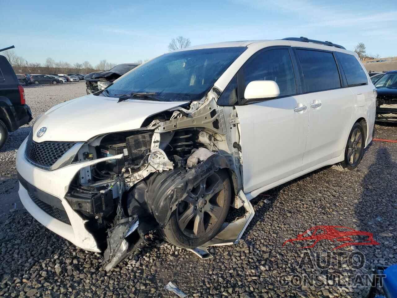 TOYOTA SIENNA 2017 - 5TDXZ3DC2HS873980