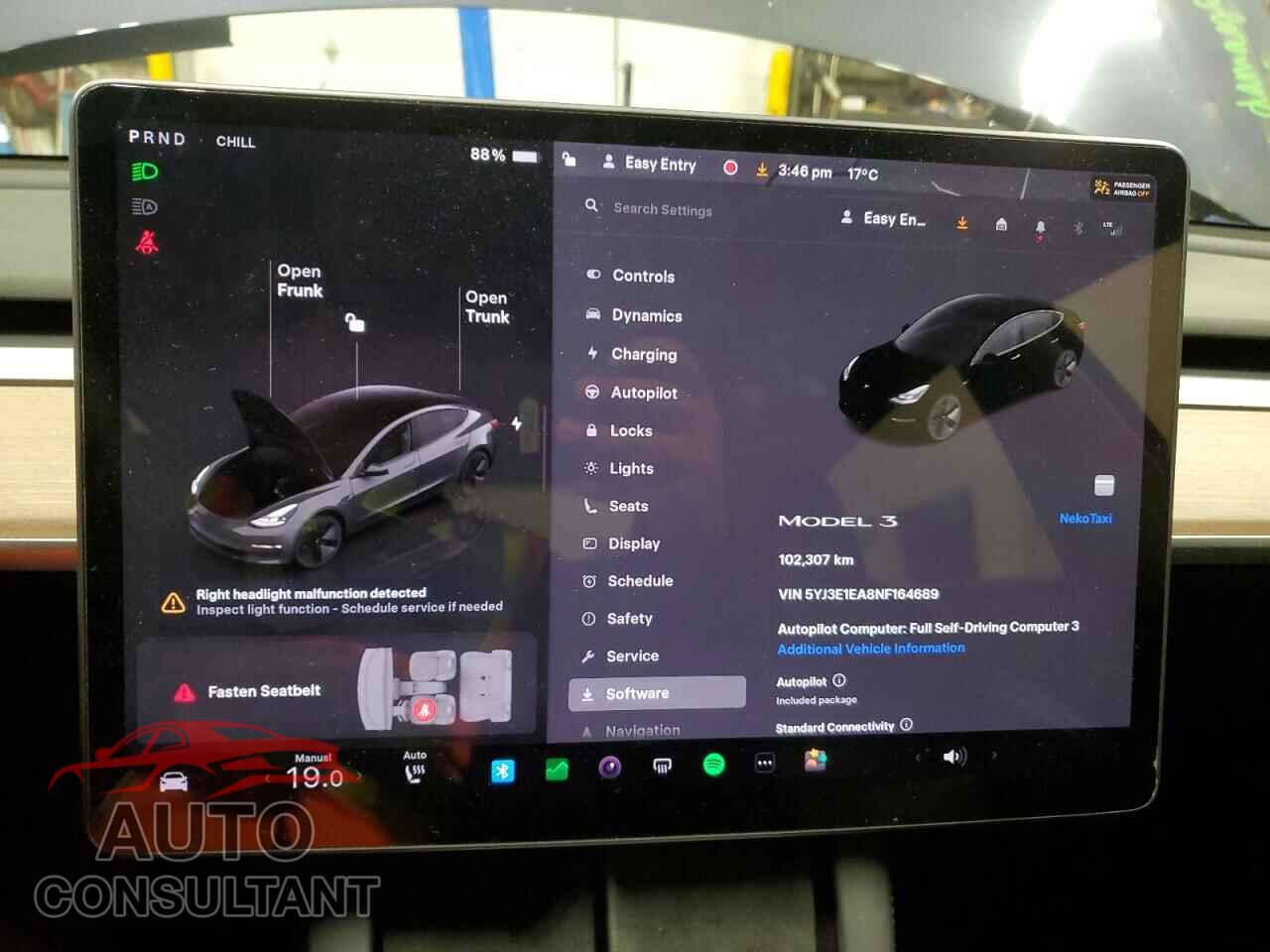 TESLA MODEL 3 2022 - 5YJ3E1EA8NF164689