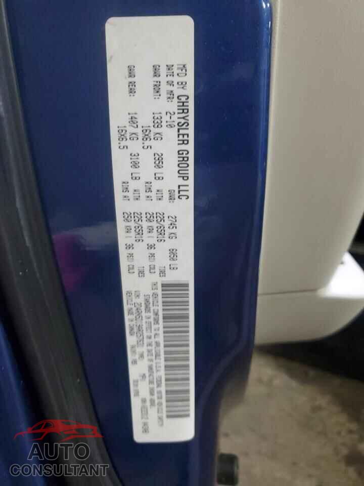 DODGE CARAVAN 2010 - 2D4RN5D19AR257631