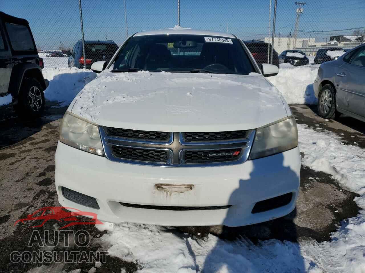 DODGE AVENGER 2012 - 1C3CDZCB2CN290580