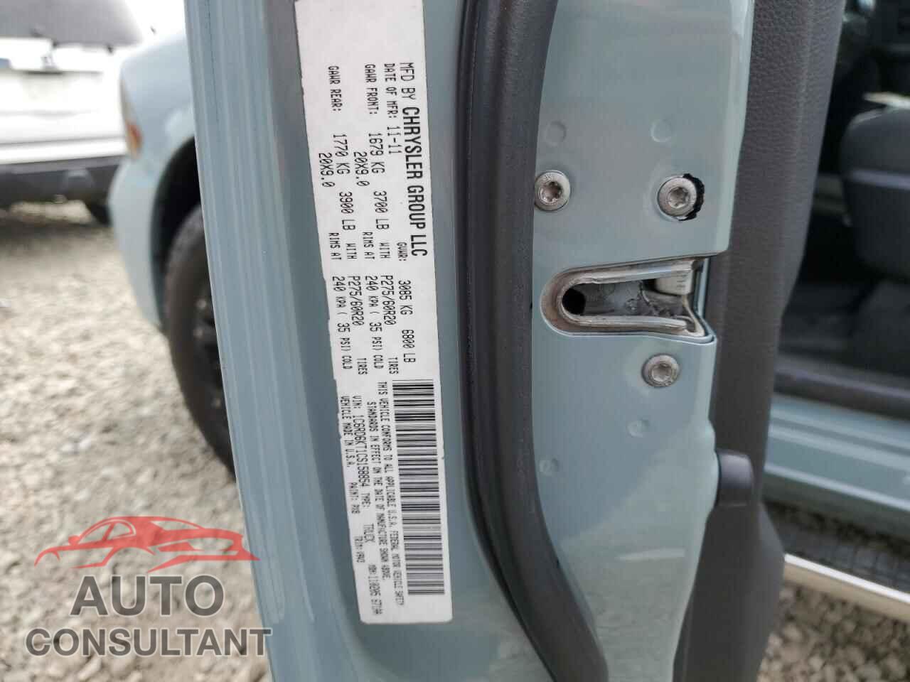DODGE RAM 1500 2012 - 1C6RD6KT1CS158854