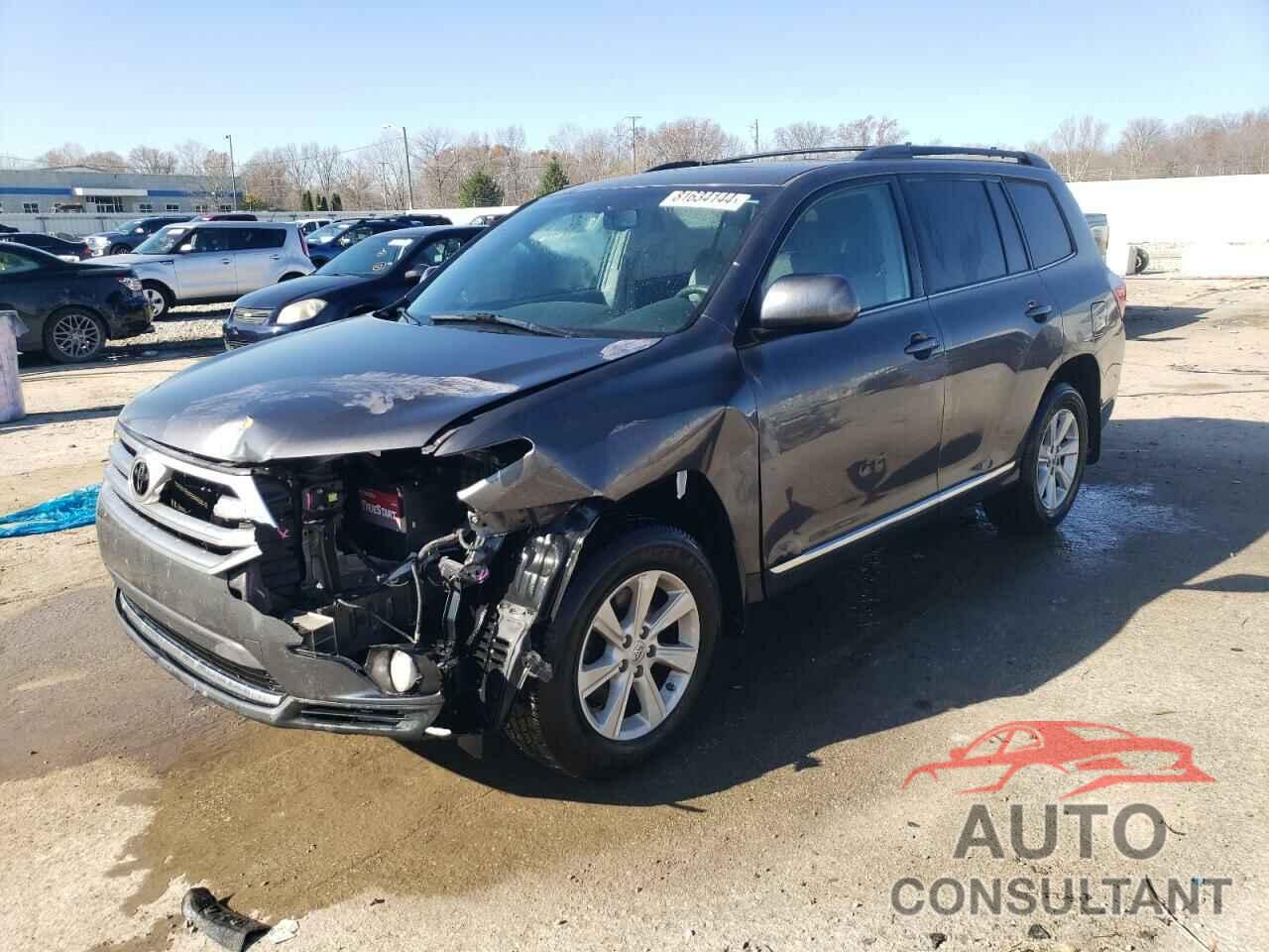 TOYOTA HIGHLANDER 2013 - 5TDBK3EH1DS278573