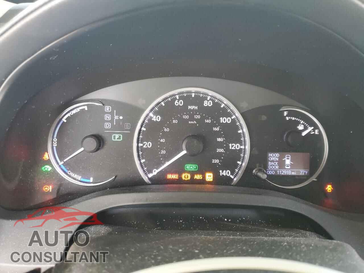 LEXUS CT 200 2012 - JTHKD5BH3C2100808