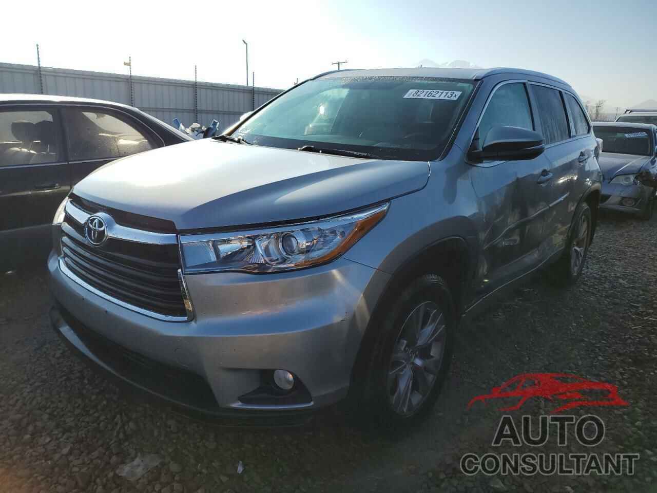 TOYOTA HIGHLANDER 2015 - 5TDJKRFH3FS141036