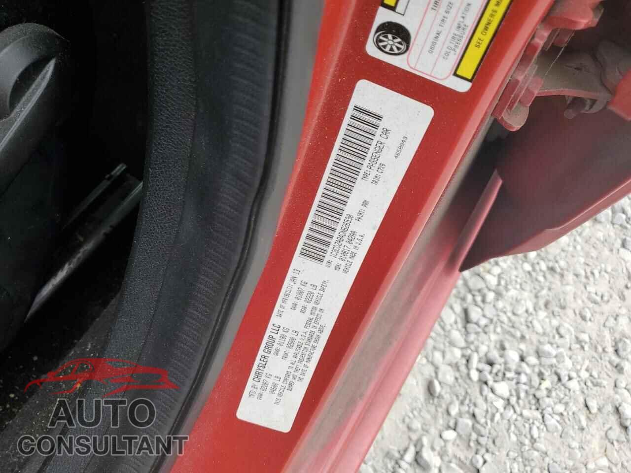 DODGE AVENGER 2013 - 1C3CDZAB4DN626590