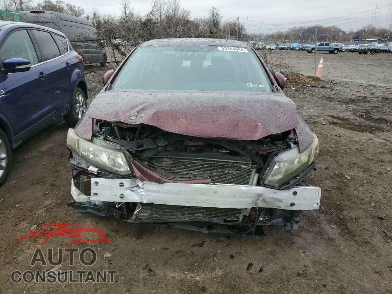HONDA CIVIC 2013 - 19XFB2F96DE236395