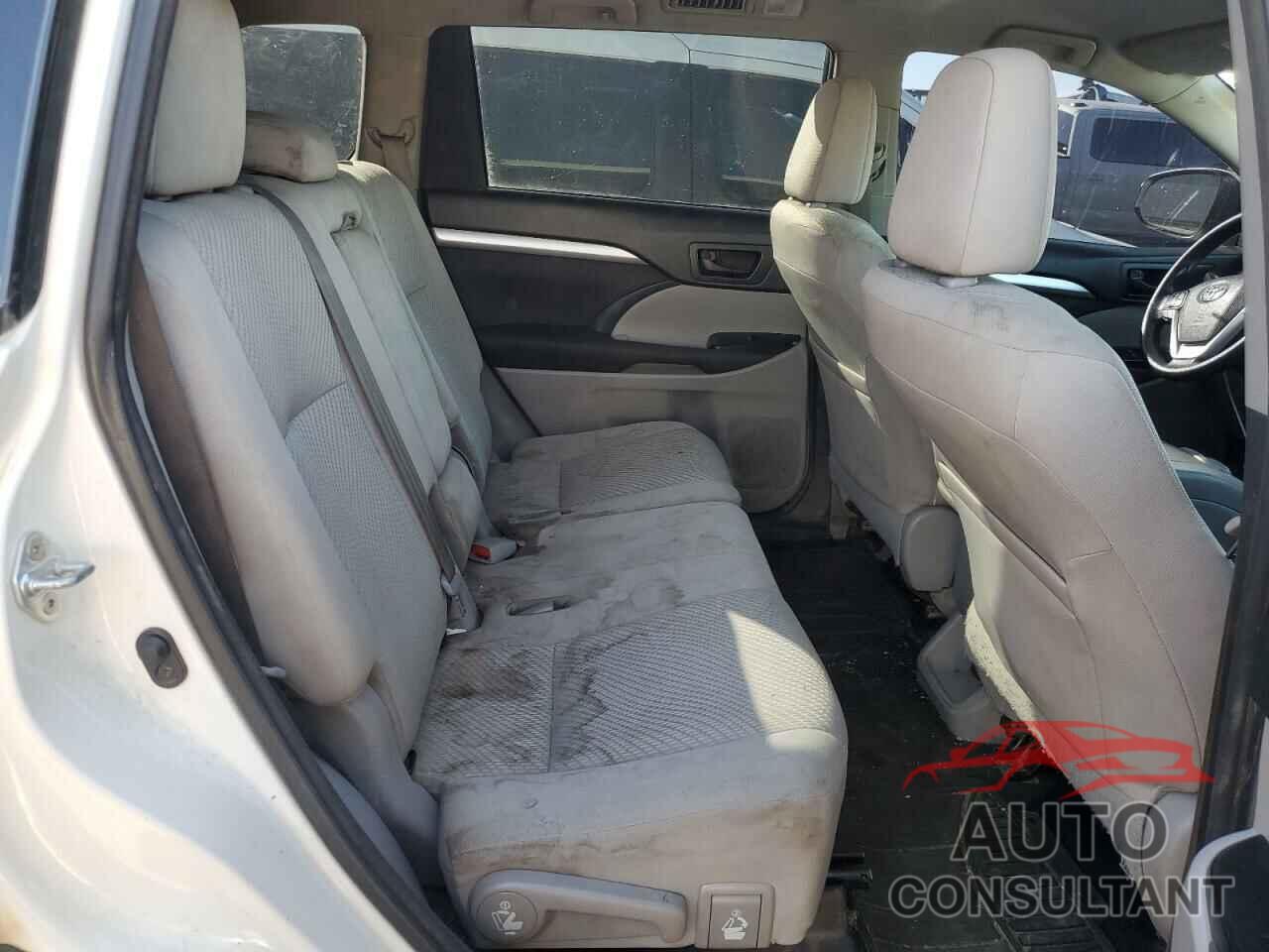 TOYOTA HIGHLANDER 2017 - 5TDBZRFH7HS418242
