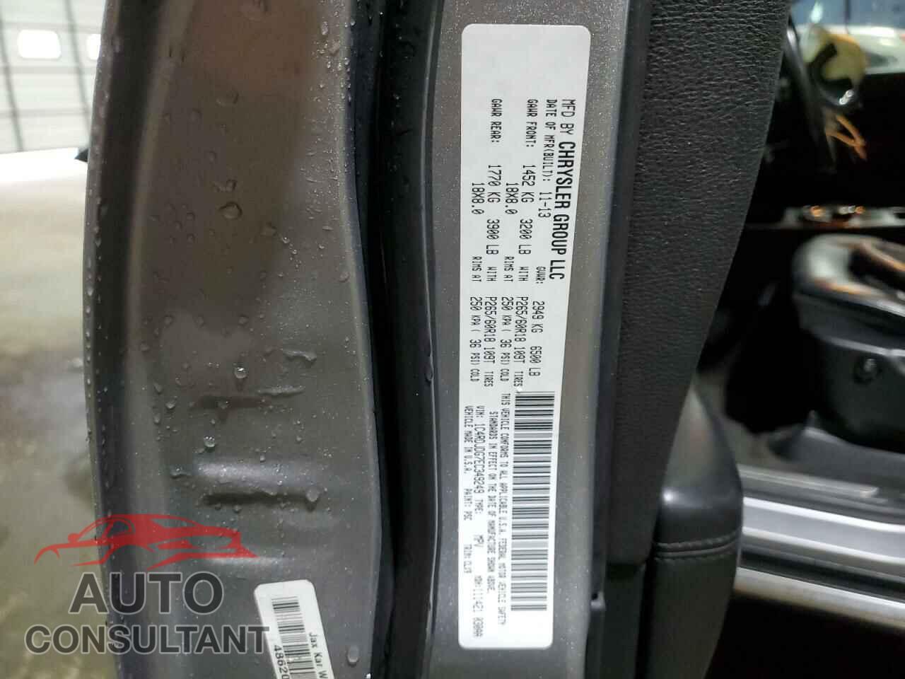 DODGE DURANGO 2014 - 1C4RDJDG7EC349249