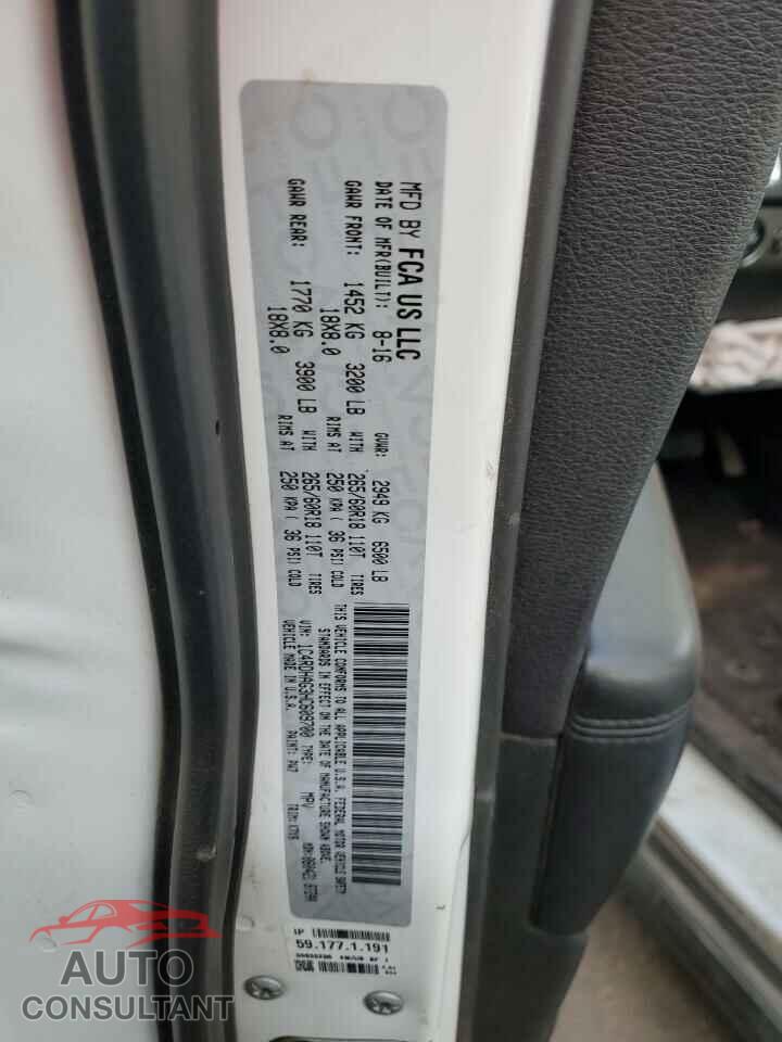 DODGE DURANGO 2017 - 1C4RDHAG3HC609700