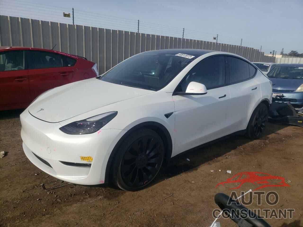 TESLA MODEL Y 2022 - 7SAYGDEF8NF486135