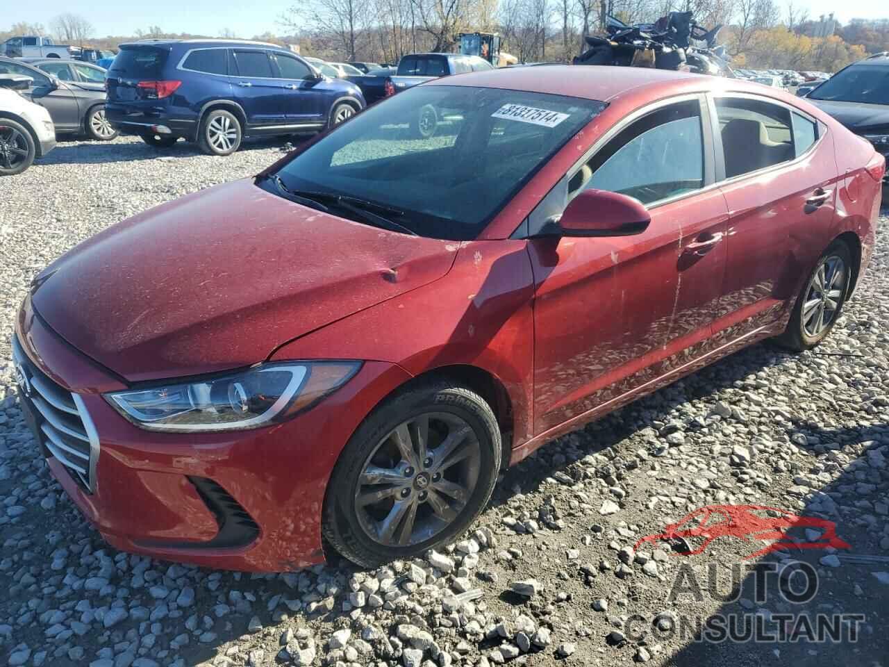 HYUNDAI ELANTRA 2017 - KMHD84LF0HU195213