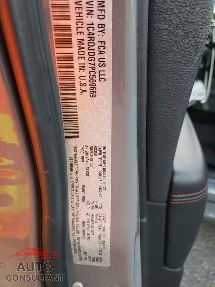 DODGE DURANGO 2023 - 1C4RDJDG7PC569669