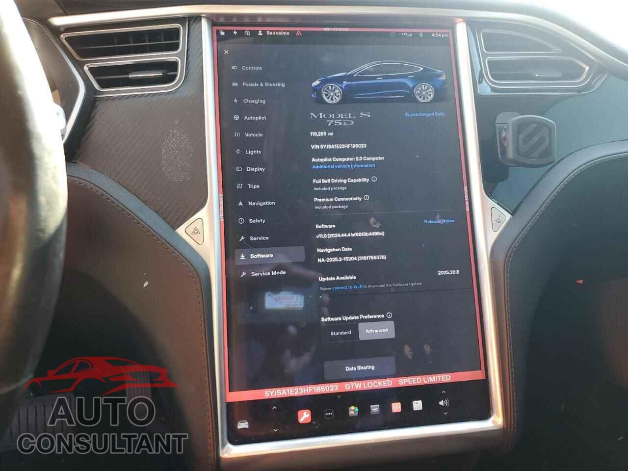 TESLA MODEL S 2017 - 5YJSA1E23HF186023