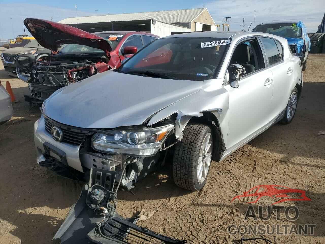 LEXUS CT 200 2012 - JTHKD5BH4C2053627