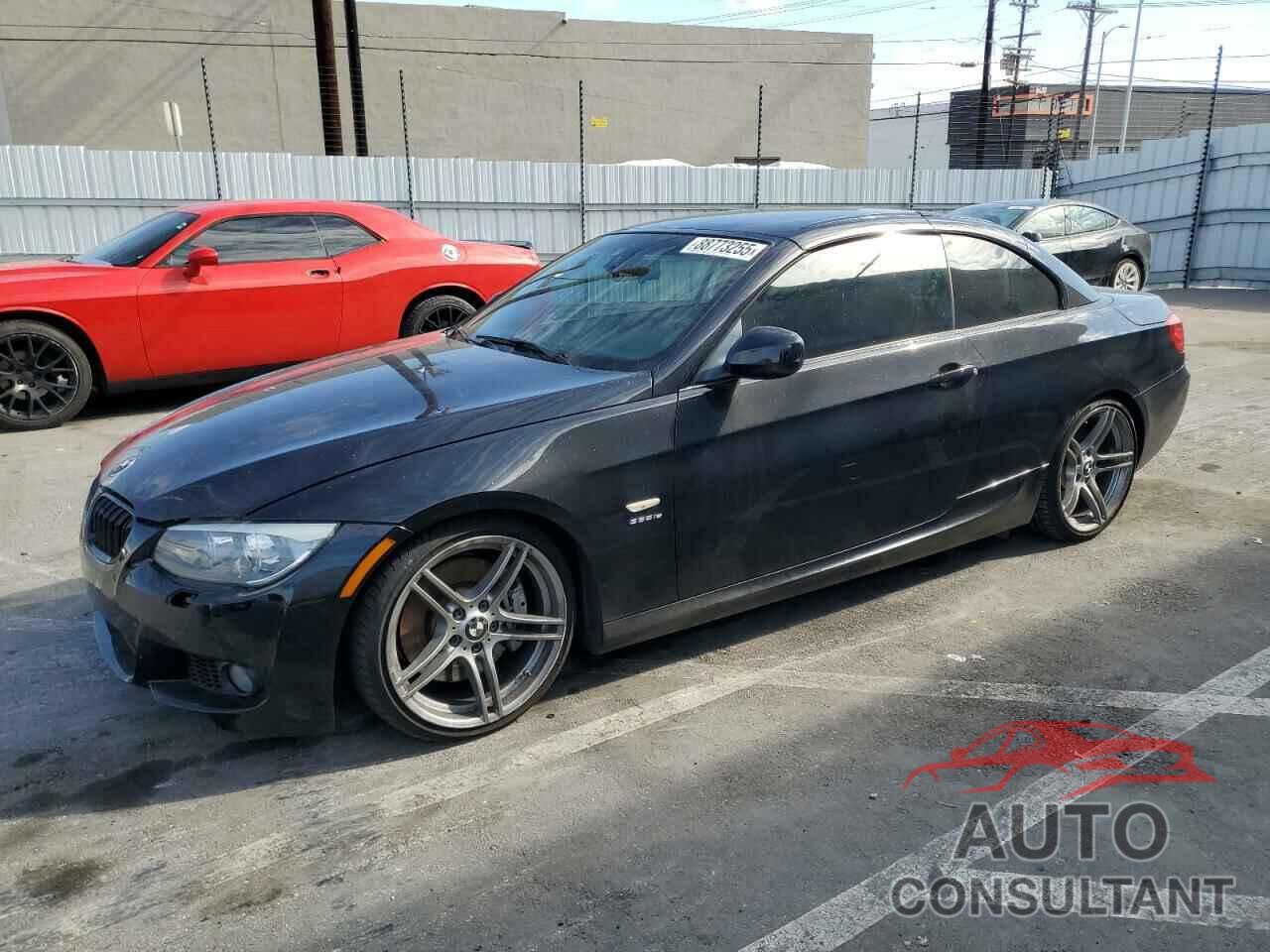 BMW 3 SERIES 2012 - WBADX1C57CJ128323