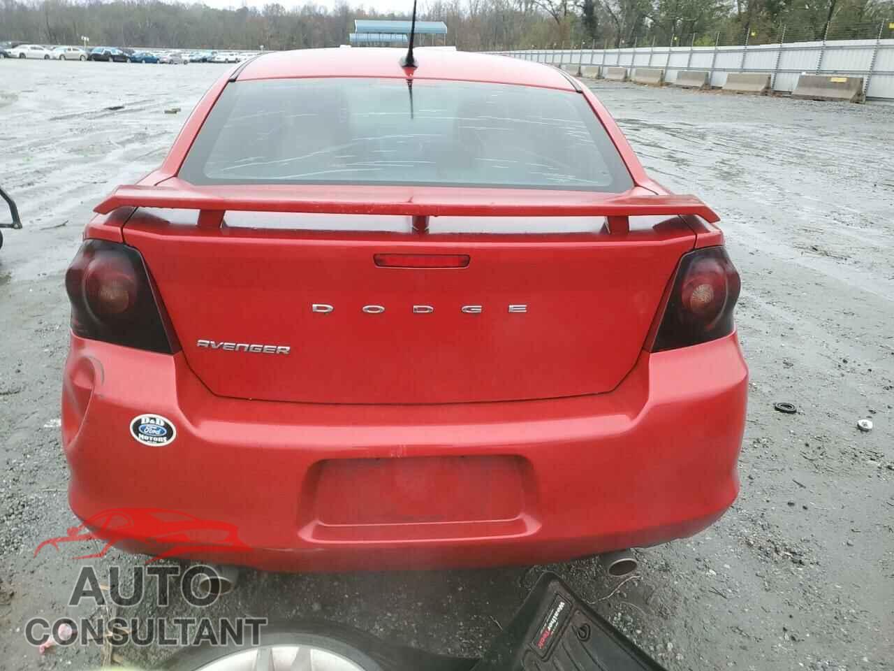 DODGE AVENGER 2013 - 1C3CDZAG6DN771819