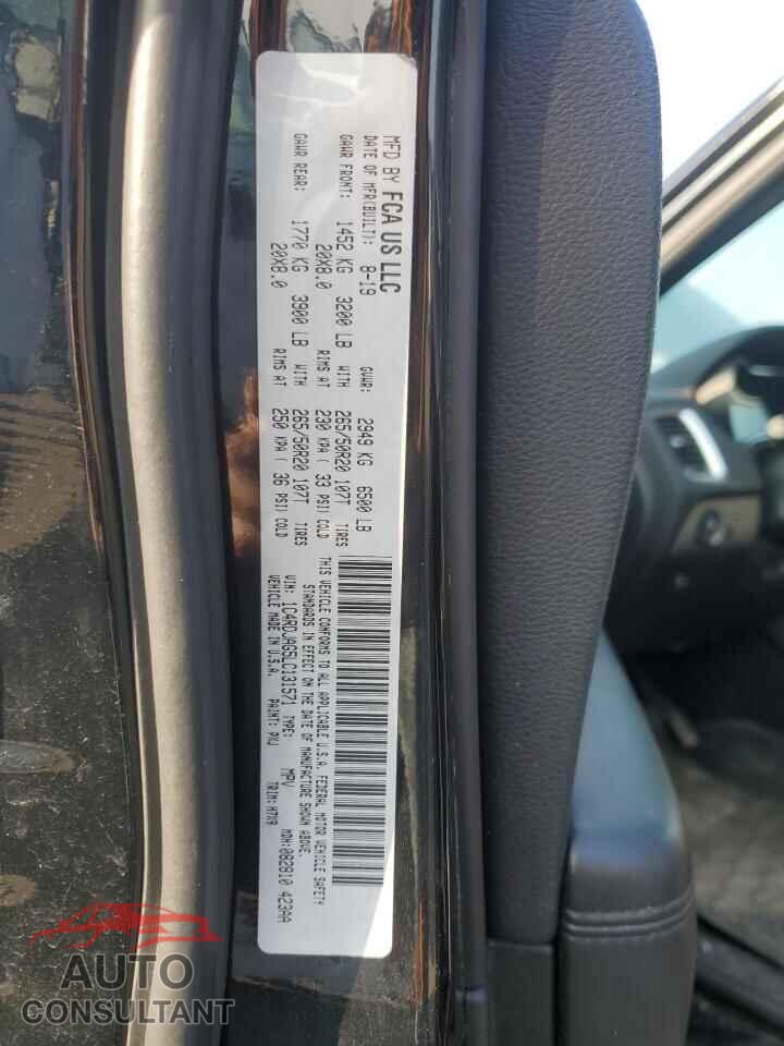 DODGE DURANGO 2020 - 1C4RDJAG5LC131571
