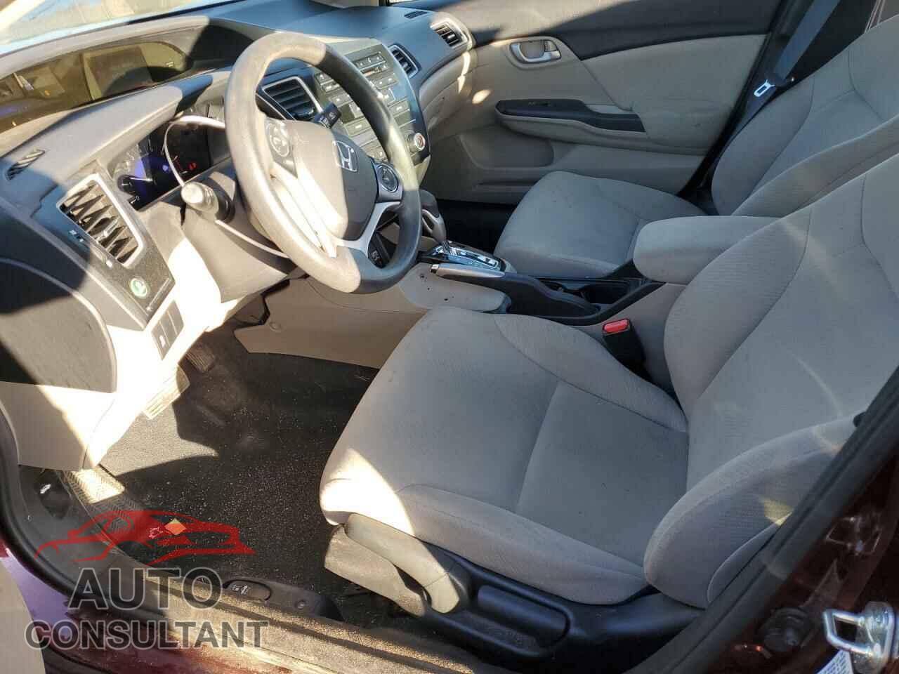 HONDA CIVIC 2013 - 19XFB2F56DE273492