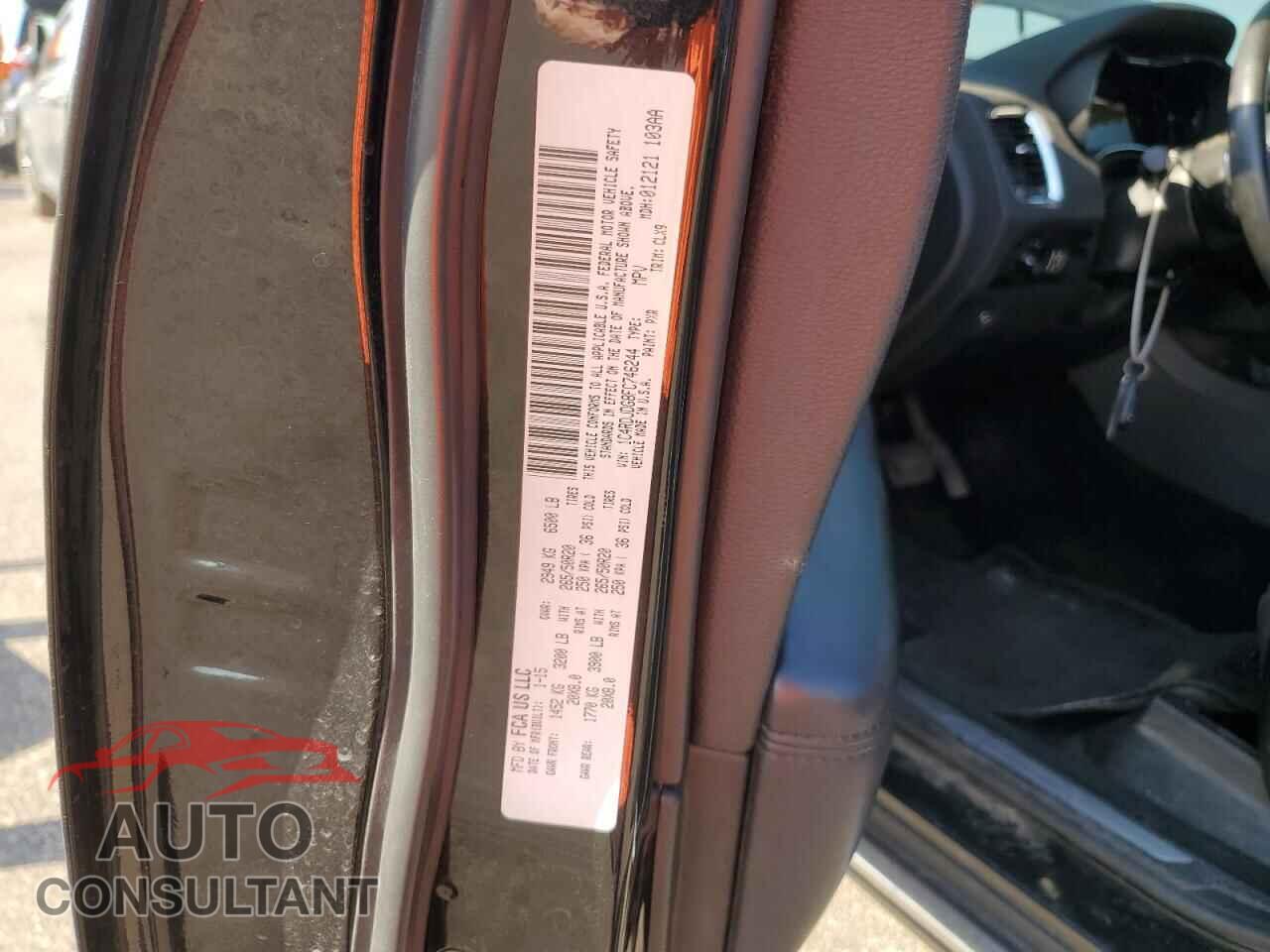 DODGE DURANGO 2015 - 1C4RDJDG8FC746244