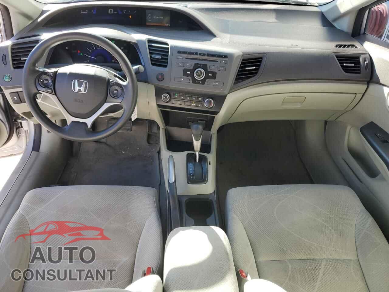 HONDA CIVIC 2012 - 19XFB2F57CE376841