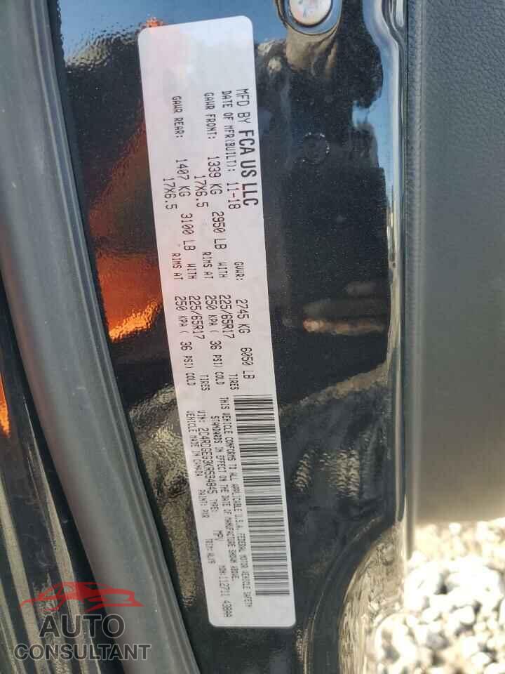 DODGE CARAVAN 2019 - 2C4RDGEG3KR594845