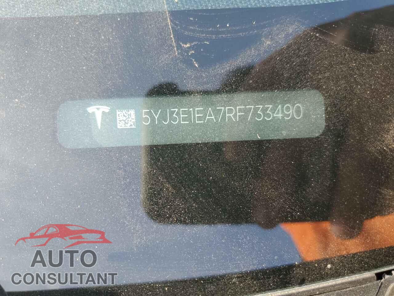 TESLA MODEL 3 2024 - 5YJ3E1EA7RF733490