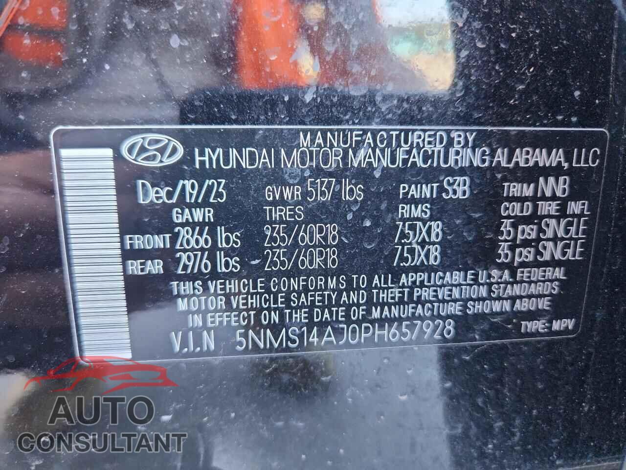 HYUNDAI SANTA FE 2023 - 5NMS14AJ0PH657928