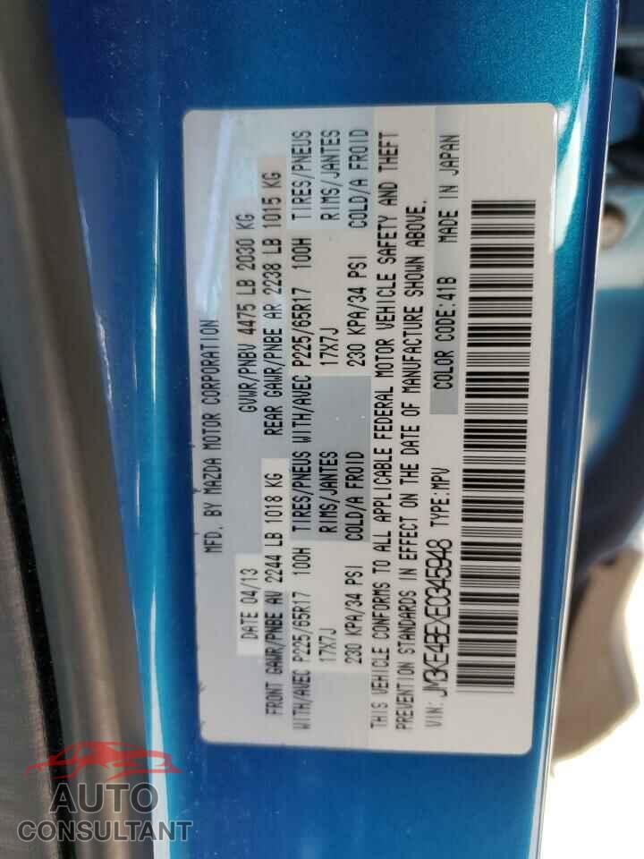 MAZDA CX-5 2014 - JM3KE4BEXE0345948