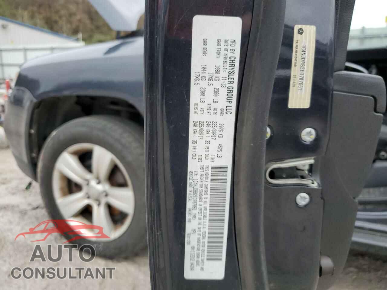 JEEP COMPASS 2014 - 1C4NJDBB2ED707061