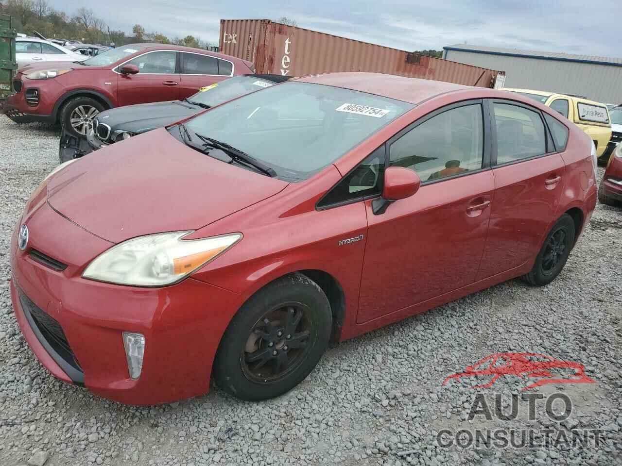 TOYOTA PRIUS 2012 - JTDKN3DU7C1505654