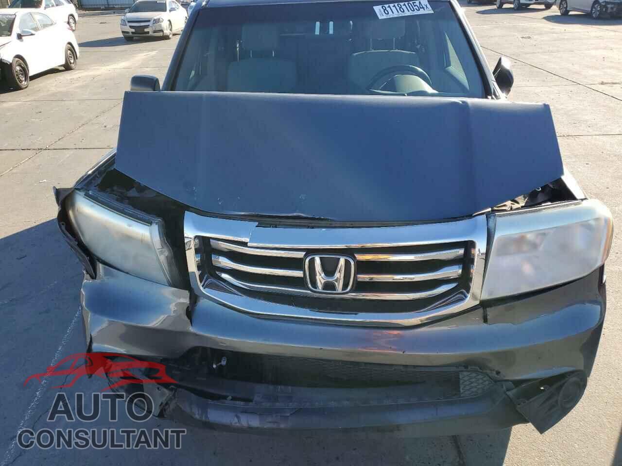 HONDA PILOT 2013 - 5FNYF4H25DB077498