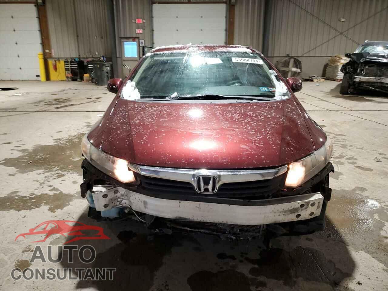 HONDA CIVIC 2012 - 19XFB2F55CE373694