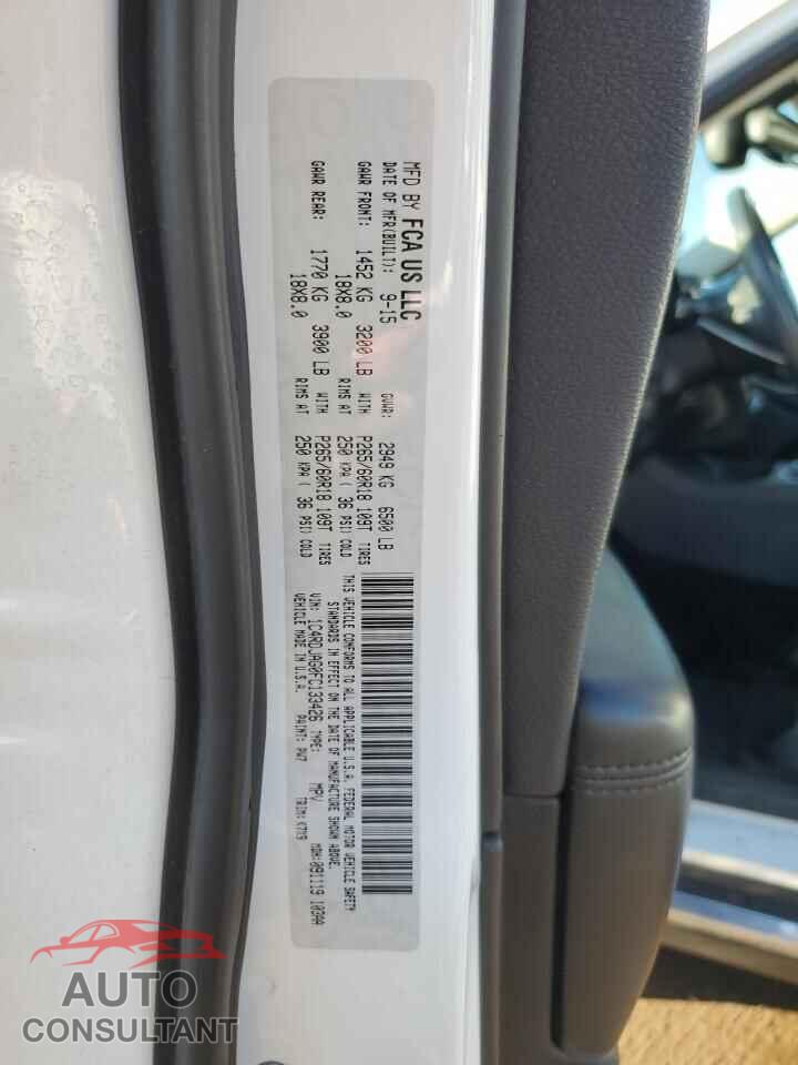 DODGE DURANGO 2015 - 1C4RDJAG0FC133426