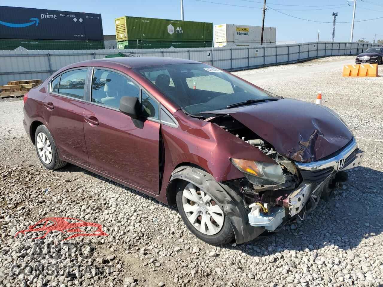 HONDA CIVIC 2012 - 19XFB2F55CE098103