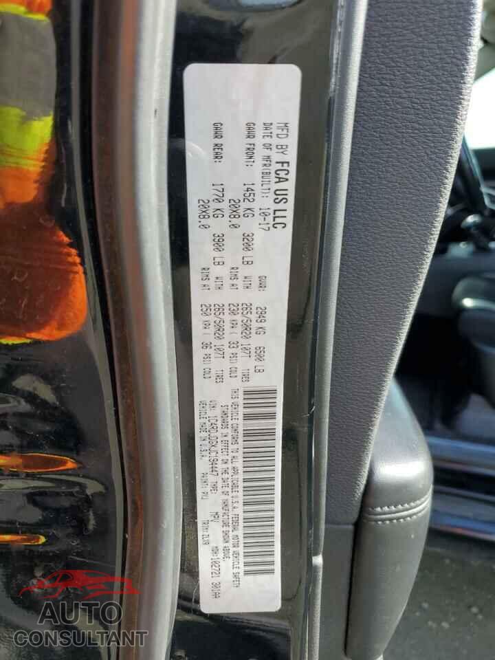 DODGE DURANGO 2018 - 1C4RDJDGXJC194447